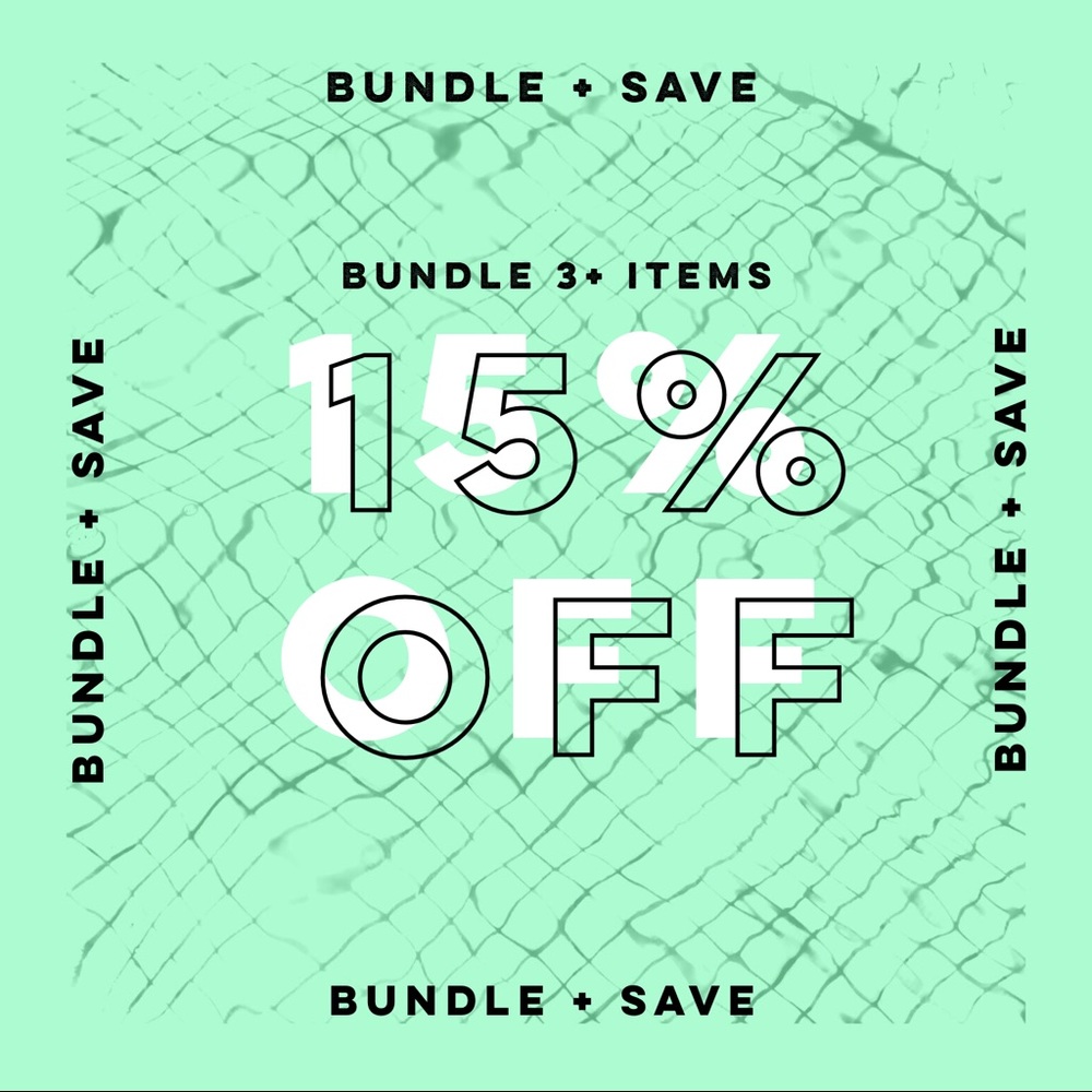 Bundle + Save 15% ✨💸